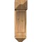 Ekena Millwork Thorton Arts and Crafts Smooth Bracket w/ Offset Brace, Western Red Cedar, 7 1/2"W x 18"D x 26"H BKT0806X18X26THR03SWR - alternate 2